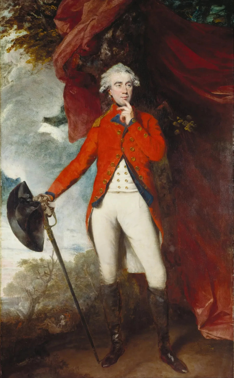 Retrato de Francis Rawdon-Hastings Lord Moira - Joshua Reynolds