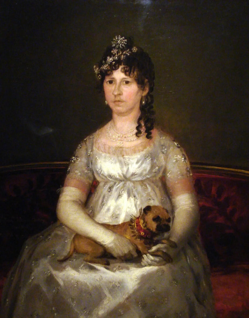 Retrato de Francisca Vicenta Chollet y Caballero - Francisco de Goya