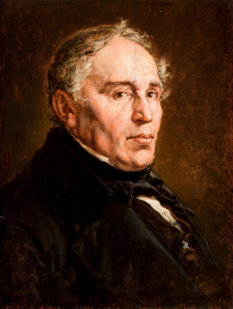 Retrato de Franciszek Matejko, padre del artista. - Jan Matejko