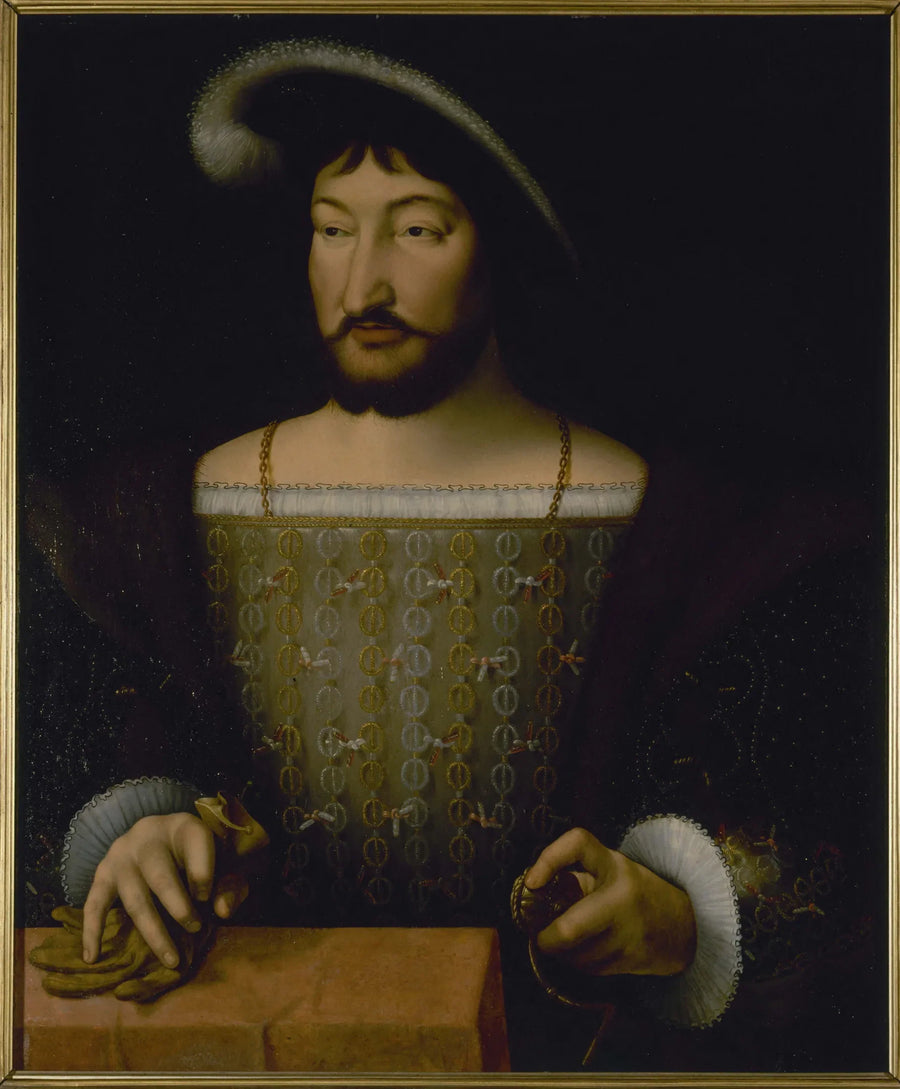 Retrato de Francisco I, rey de Francia - Joos van Cleve