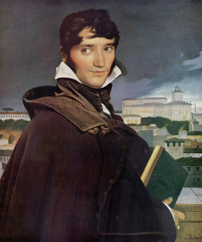 Retrato de François-Marius Granet - Jean-Auguste-Dominique Ingres
