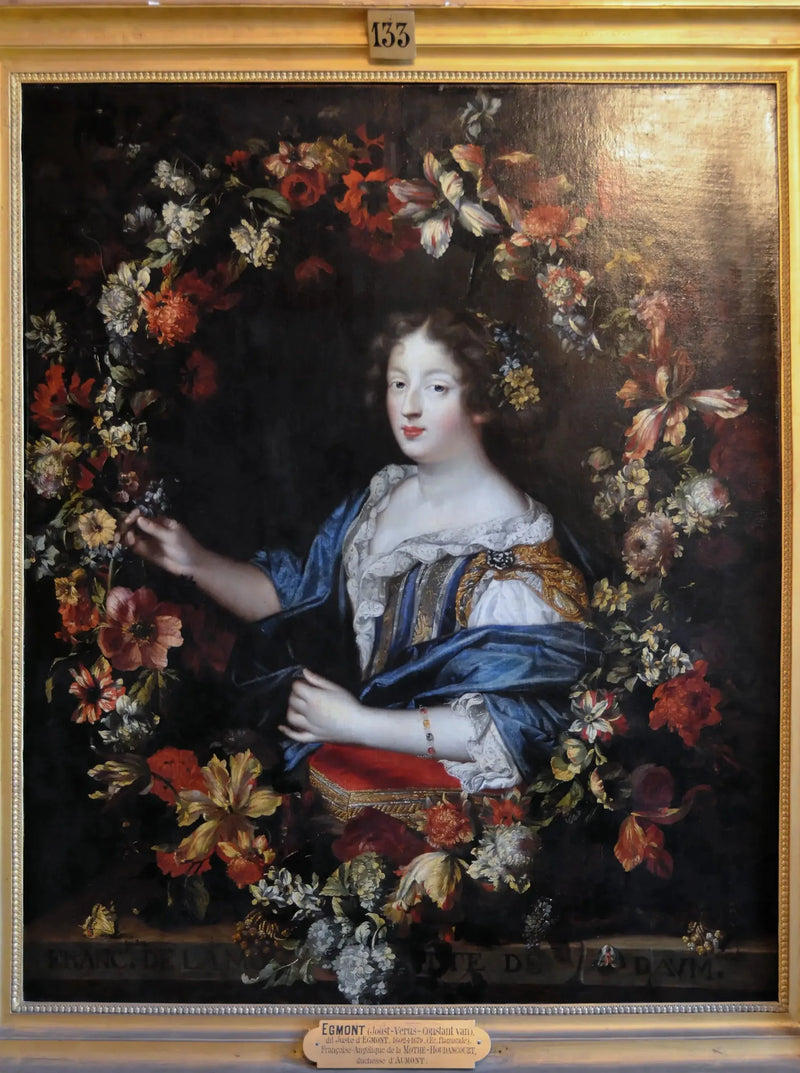 Retrato de Françoise Angélique de la Mothe Houdancourt, duquesa de Aumont - Juste d'Egmont