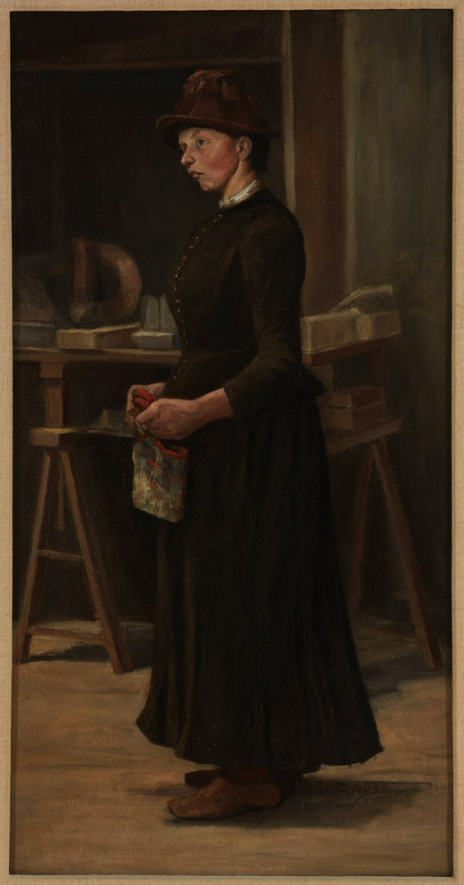 Retrato de la señorita Kyburz - Ferdinand Hodler