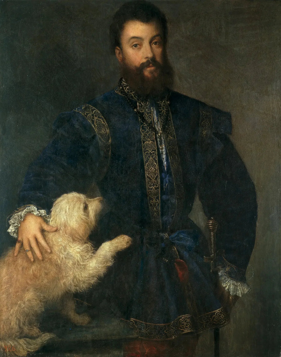 Retrato de Federico II Gonzaga - Tiziano