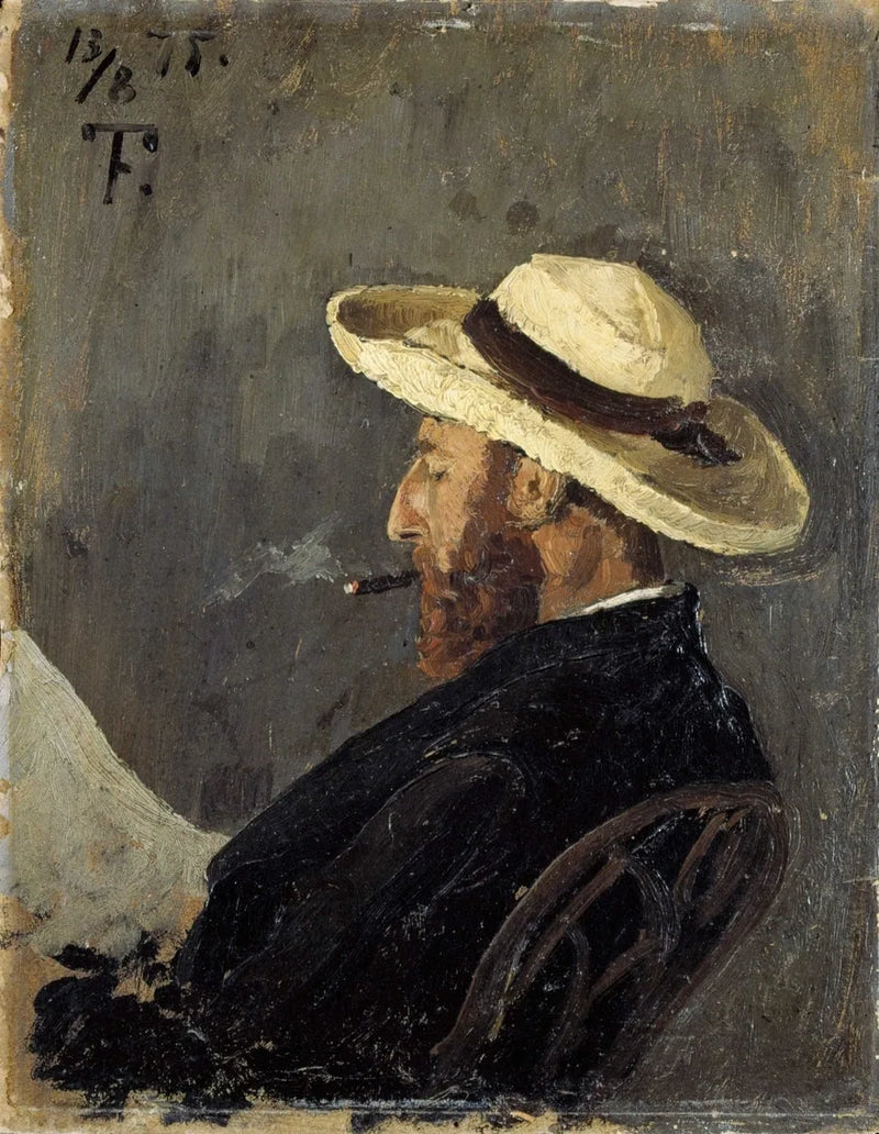 Retrato de Fredrik Collett - Frits Thaulow