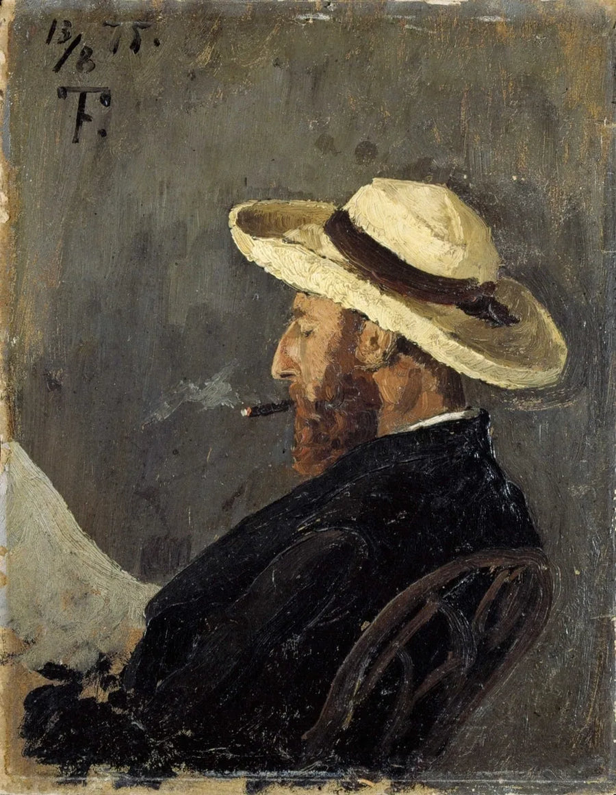 Retrato de Fredrik Collett - Frits Thaulow