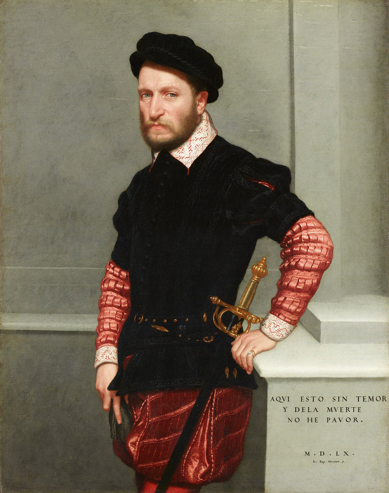 Retrato de Gabriel III de la Cueva y Girón - Giovanni Battista Moroni