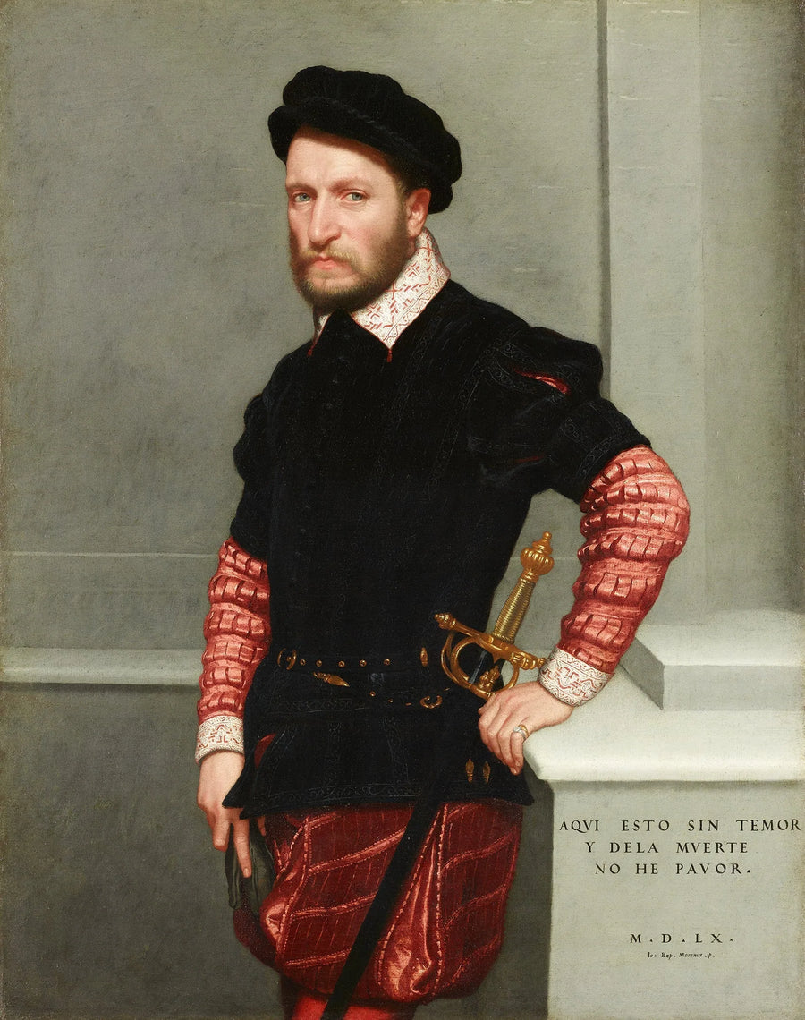 Retrato de Gabriel III de la Cueva y Girón - Giovanni Battista Moroni