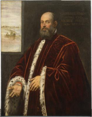 Retrato de Gabriele di Pietro Emo, fiscal de San Marcos - Jacopo Tintoretto