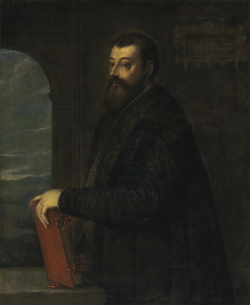 Retrato de Gabriele Giolito de' Ferrari - Tiziano