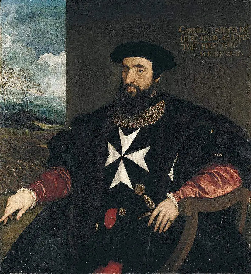 Retrato de Gabriele Tadino - Tiziano