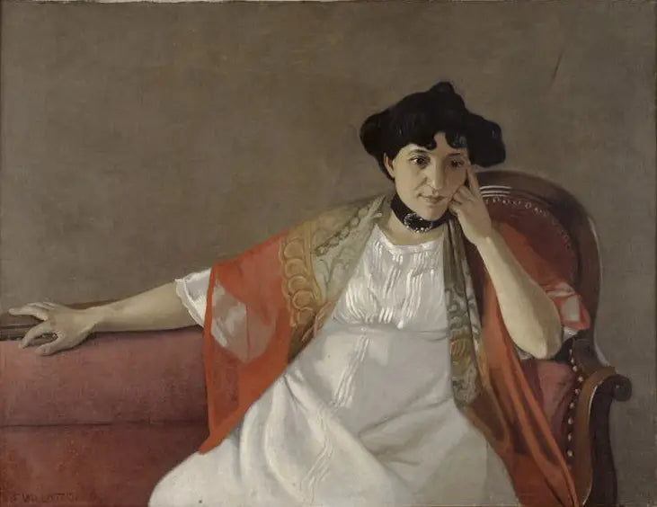 Retrato de Gabrielle Vallotton - Félix Vallotton