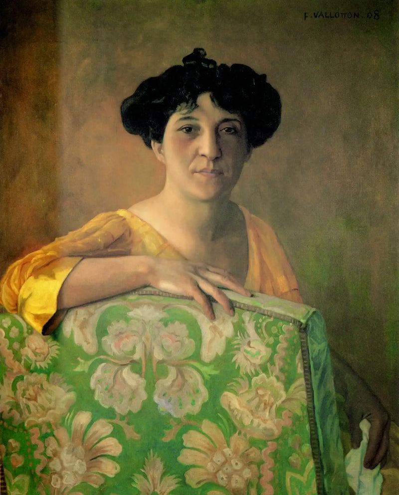 Retrato de Gabrielle Vallotton - Félix Vallotton