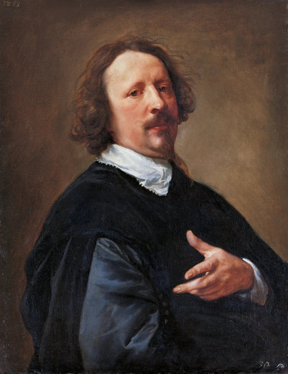 Portrait de Gaspar de Crayer - Antoine van Dyck image 1 copie peinte à la main à l’huile