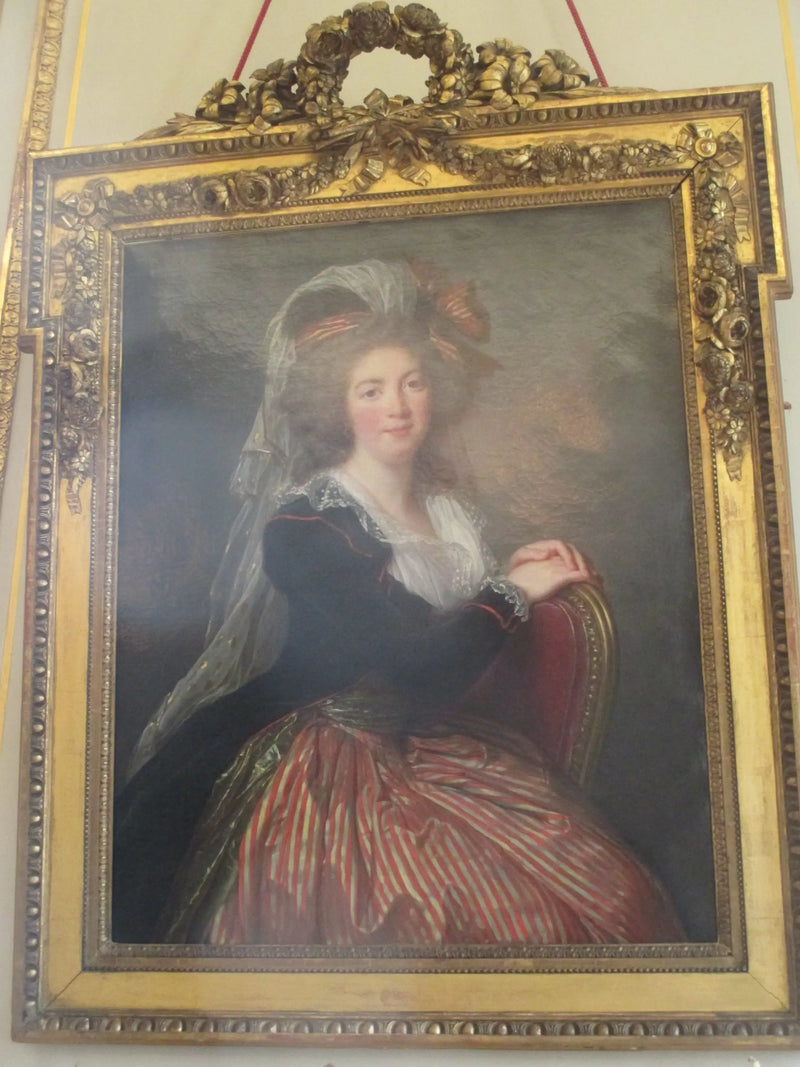Retrato de Geneviève-Sophie de Couteux du Molay - Élisabeth Vigée Le Brun