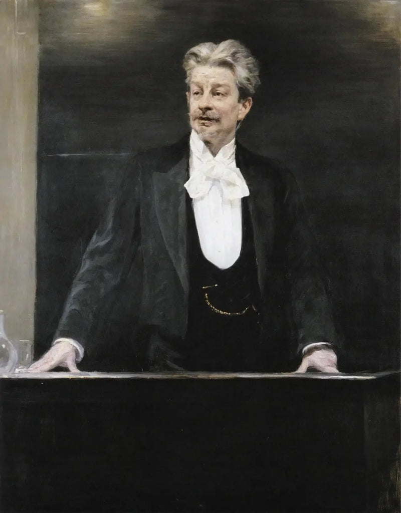 Retrato de Georg Brandes dando una conferencia - Peder Severin Krøyer