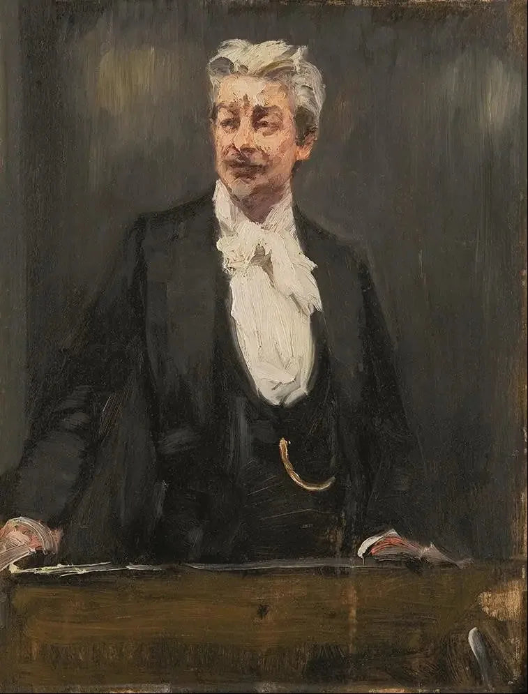 Retrato de Georg Brandes dando una conferencia - Peder Severin Krøyer