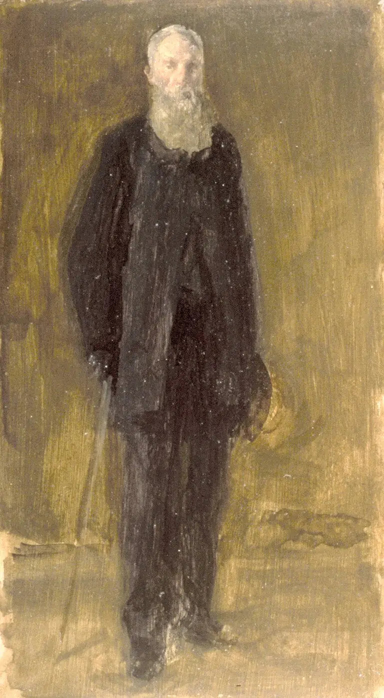 Portrait de George A. Lucas - James Abbott McNeill Whistler image 1 copie de tableau peinte à la main