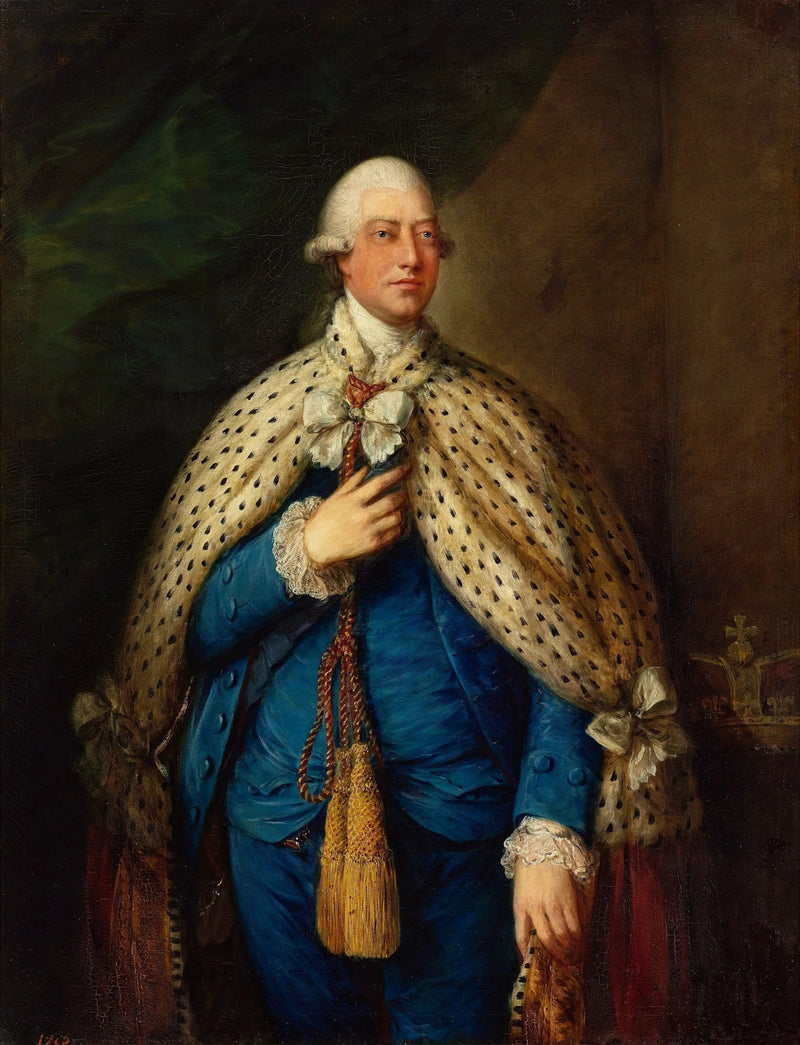 Retrato de Jorge III del Reino Unido con trajes parlamentarios - Thomas Gainsborough