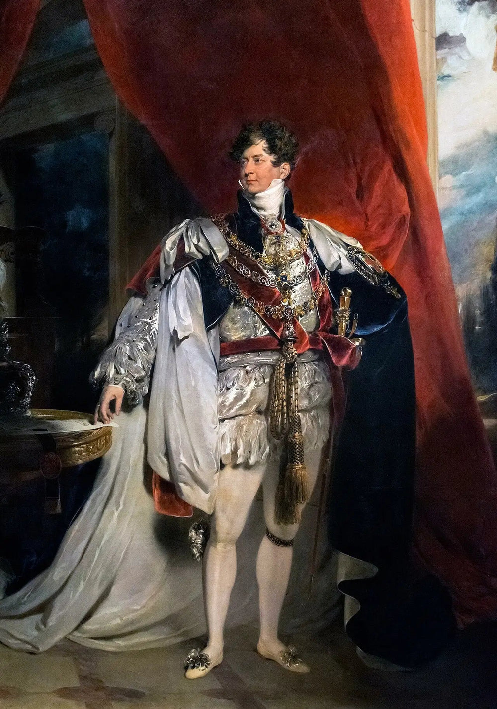 Portrait de George IV d'Angleterre - Thomas Lawrence image 1 reproduction réalisée par Alpha Reproduction