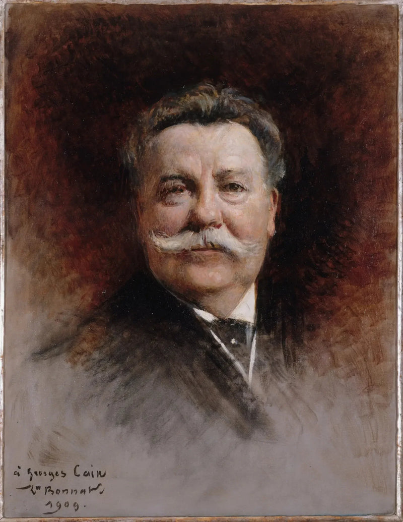 Retrato de Georges Cain (1853-1919), pintor y literato - Léon Bonnat