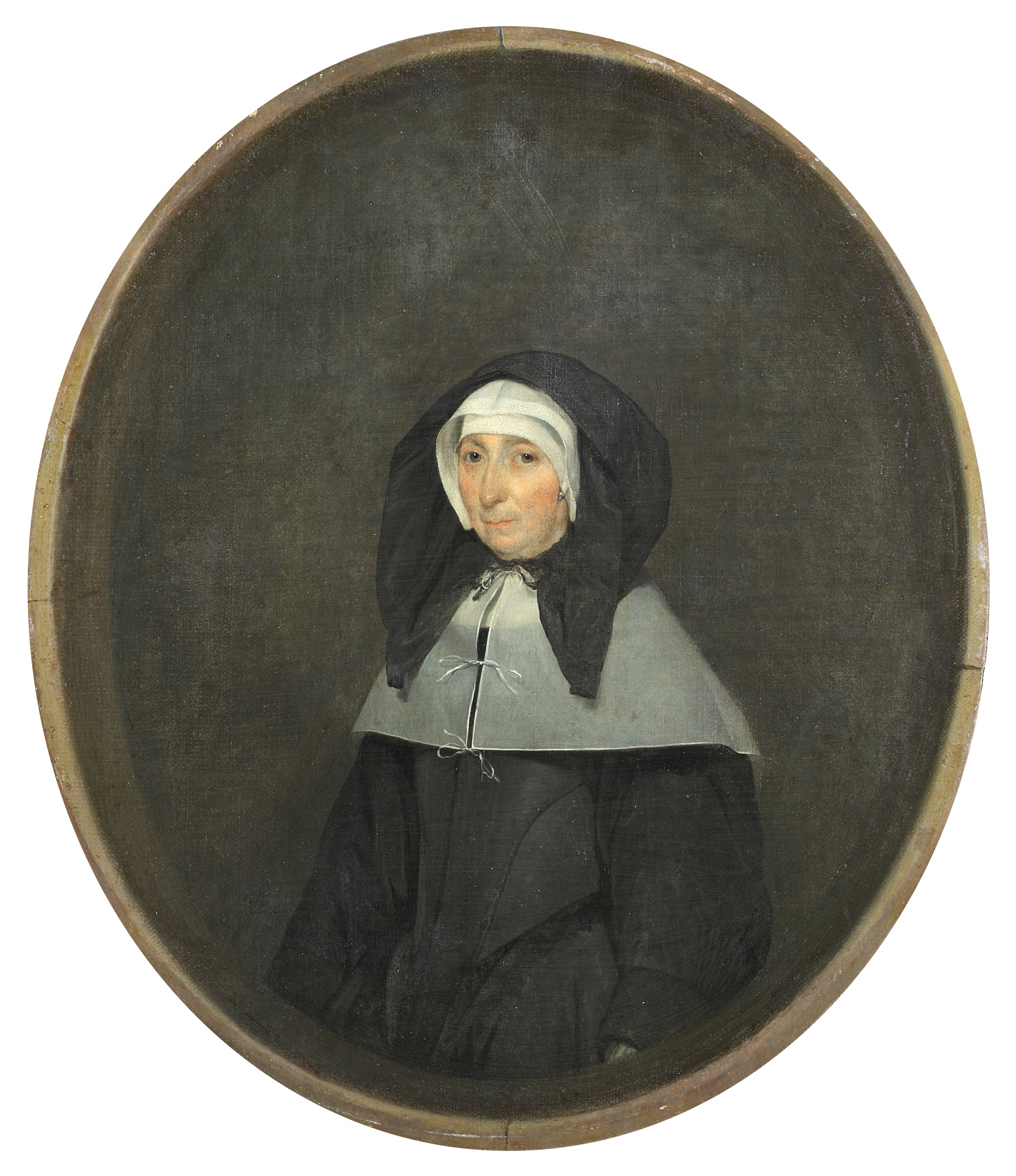 Portrait de Gertruida Assink (1602-1679), épouse du maire de Deventer - Gerard ter Borch image 1 reproduction de peinture à l’huile