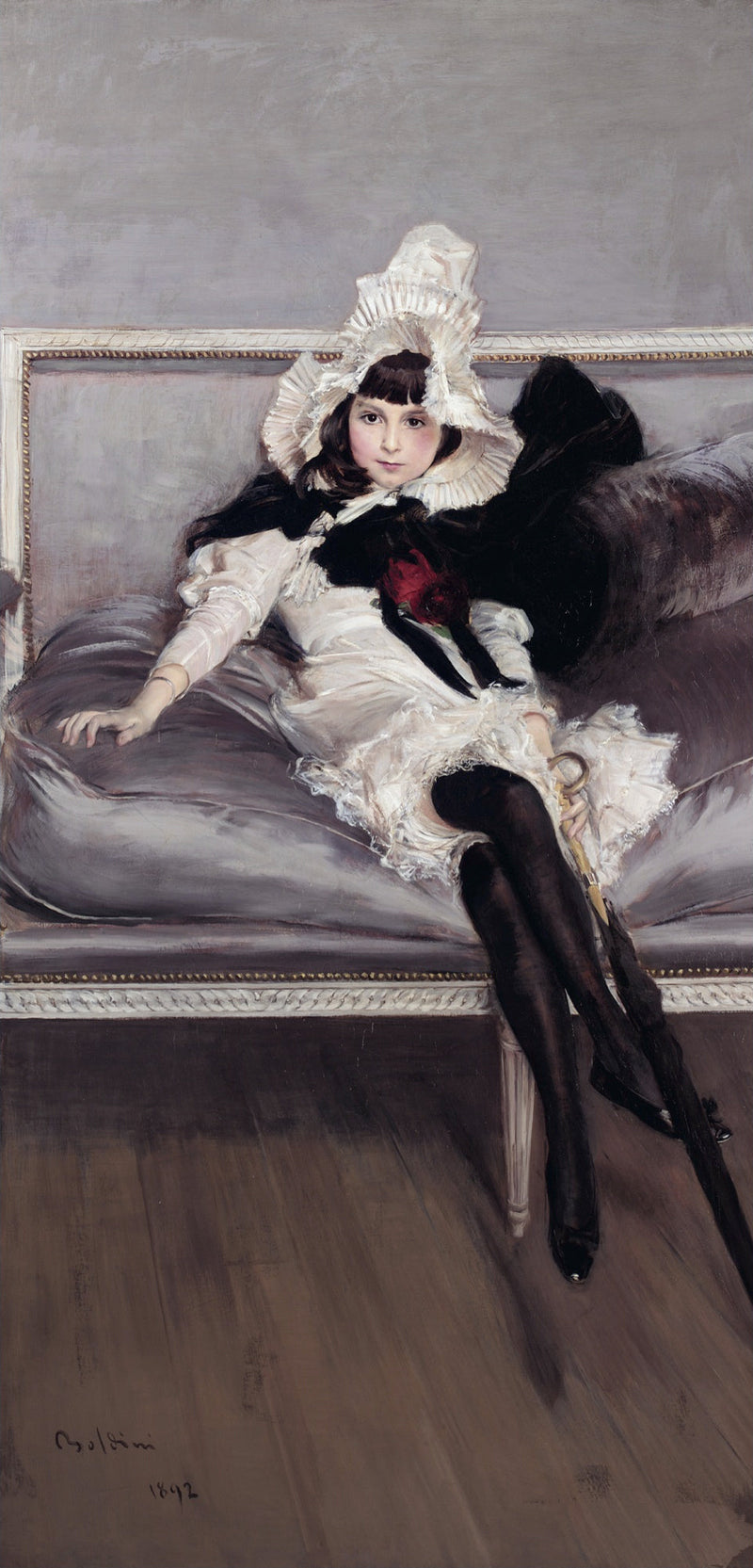 Retrato de Giovinetta Errazuriz (Josefina Errázuriz Alvear) - Giovanni Boldini