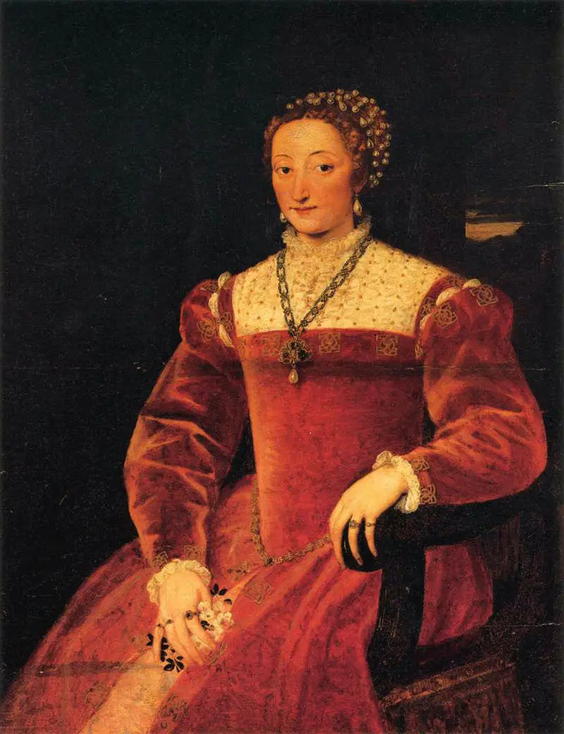 Retrato de Giulia Varano - Tiziano