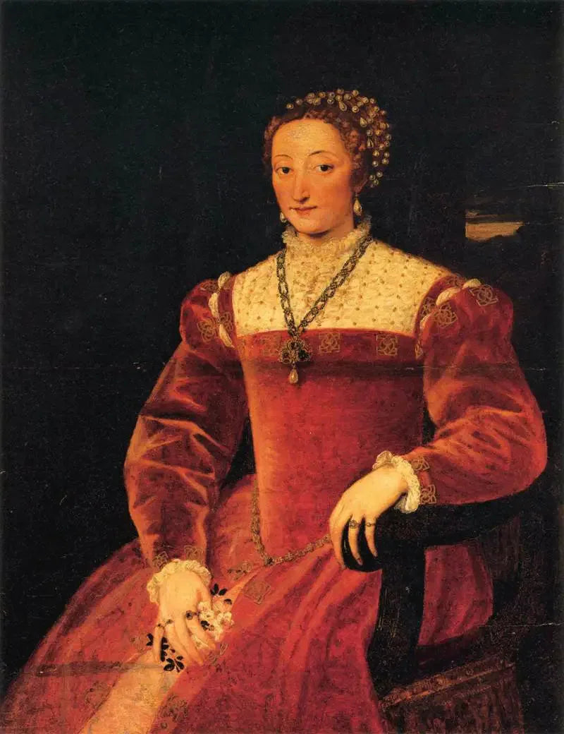 Retrato de Giulia Varano - Tiziano