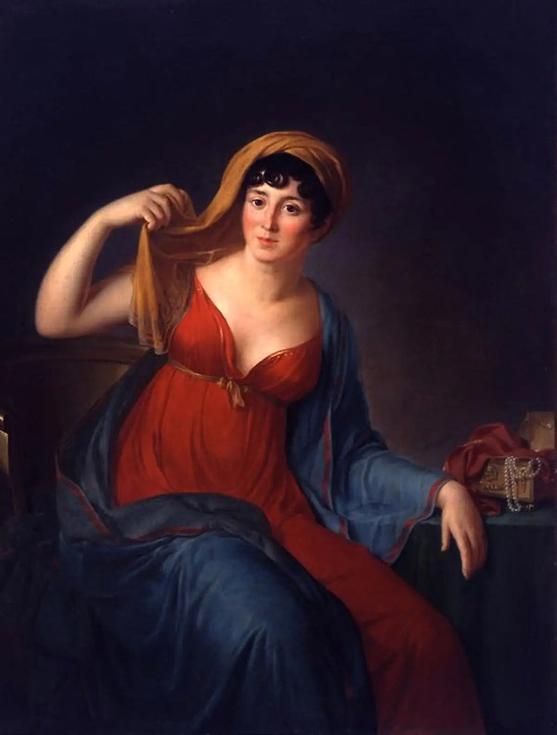 Retrato de Giuseppina Grassini - Marie-Guillemine Benoist