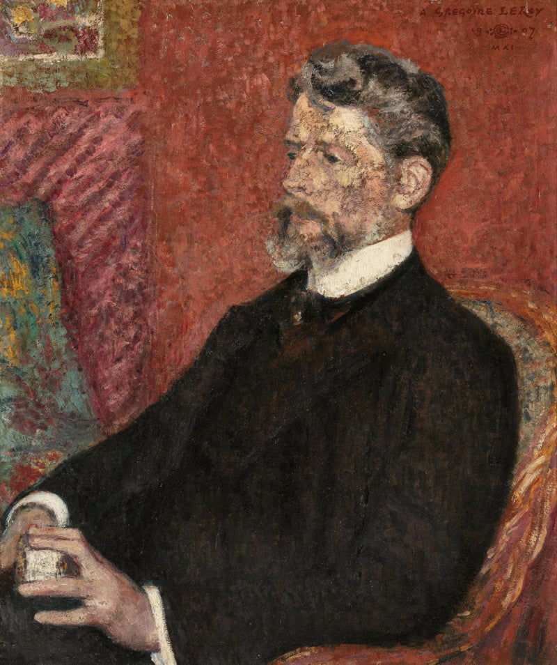 Retrato de Grégoire Le Roy - Georges Lemmen