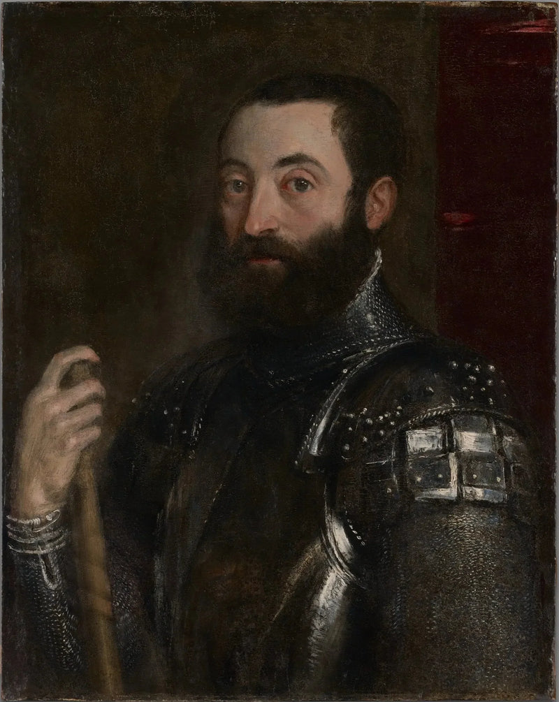 Retrato de Guidobaldo II della Rovere, duque de Urbino - Tiziano