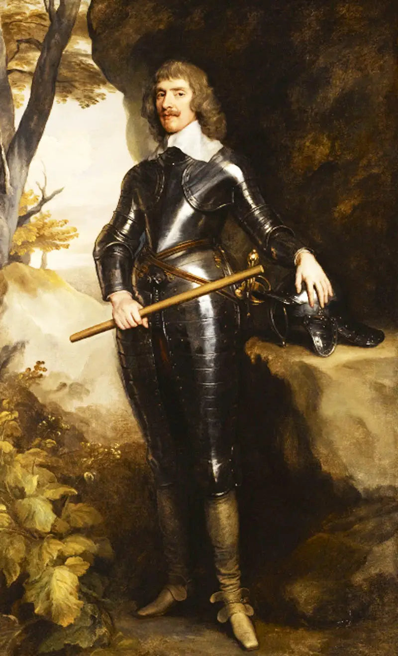 Portrait de Guillaume, 1er comte de Craven (1608-1697) - Antoine van Dyck image 1 copie peinte à la main à l’huile