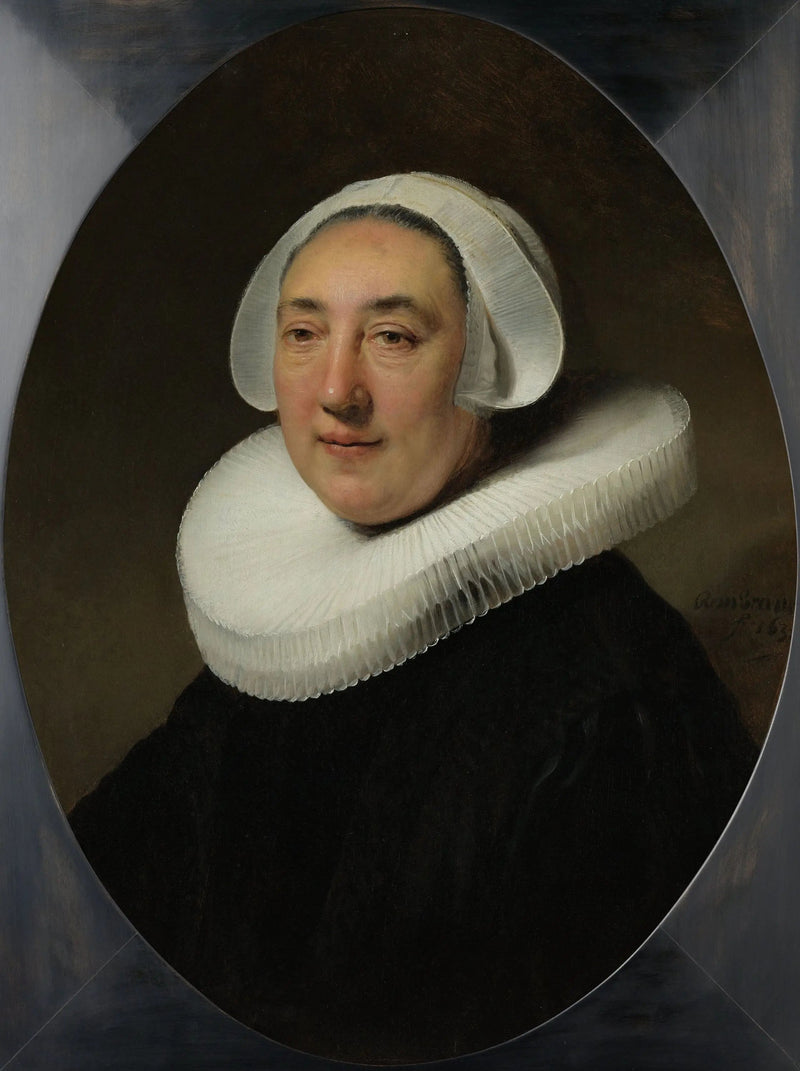 Retrato de Haesje Jacobsdr van Cleyburg - Rembrandt