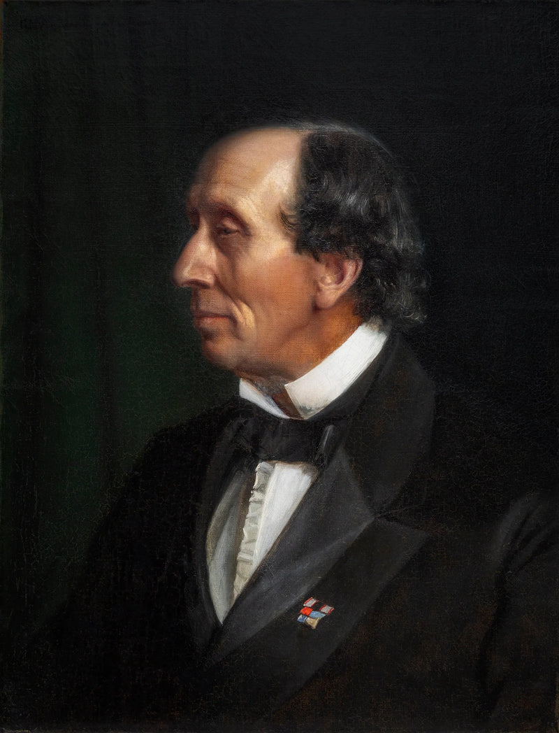 Retrato de Hans Christian Andersen - Carl Heinrich Bloch