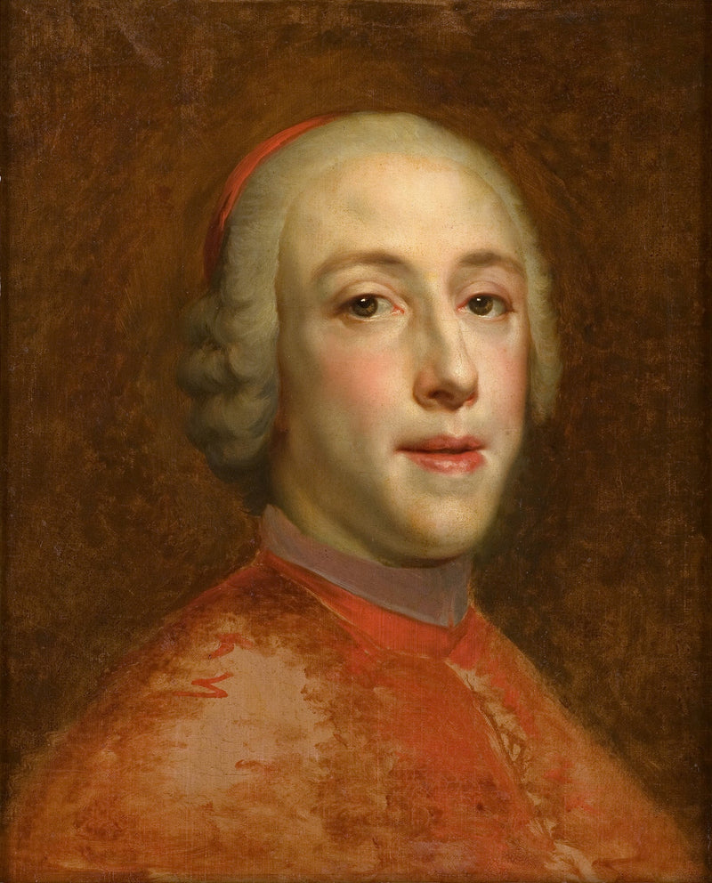 Retrato de Henri Édouard Stuart, cardenal duque de Yorck - Anton Raphael Mengs