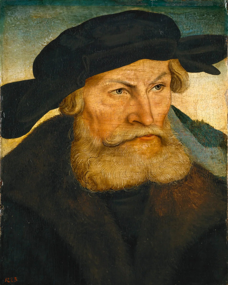 Retrato de Enrique el Pío - Lucas Cranach el Viejo