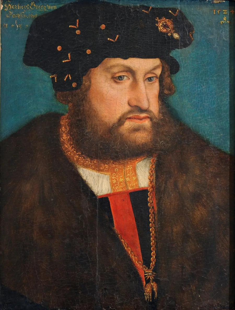 Retrato de Herzog Georg c. Sachsen - Lucas Cranach el Viejo