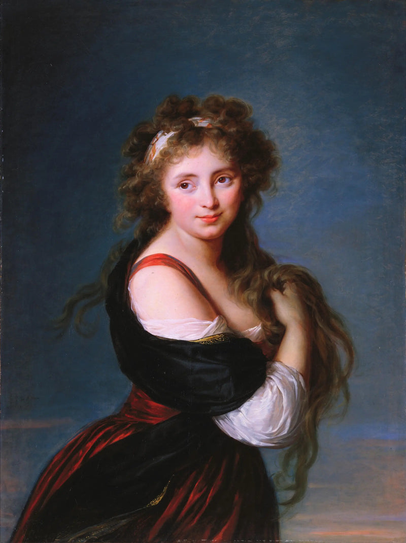 Retrato de Hyacinthe Gabrielle Roland - Élisabeth Vigée Le Brun