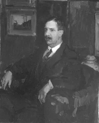 Retrato de J.M.P. Glerum - Isaac Israels