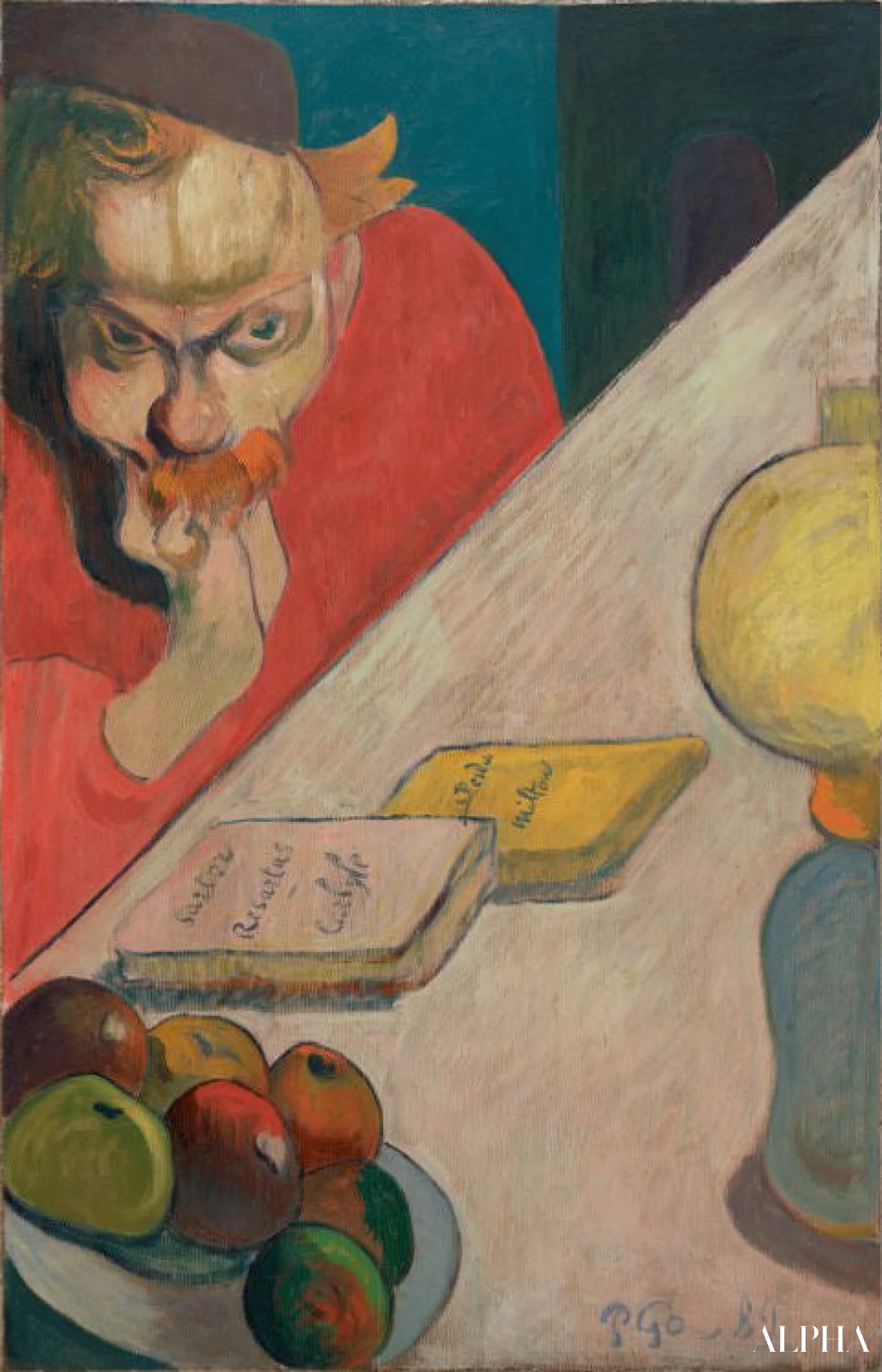 Portrait de Jacob Meyer de Haan - Paul Gauguin - Reproductions de tableaux et peintures haut de gamme