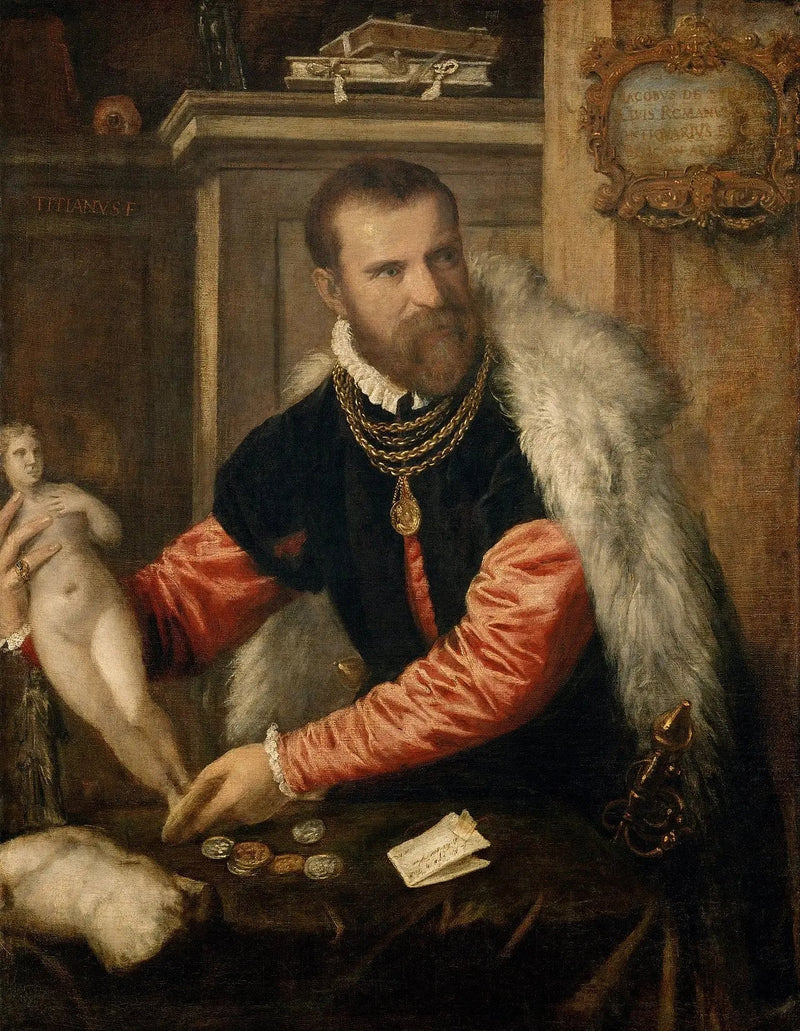 Retrato de Jacopo Strada - Tiziano