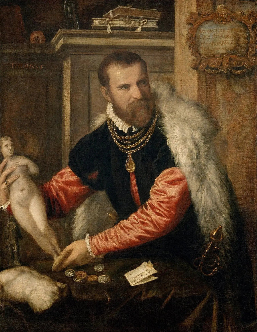Retrato de Jacopo Strada - Tiziano
