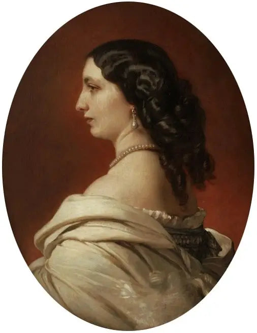 Retrato de Jadwiga Branicka nacida Potocka. - Franz Xaver Winterhalter