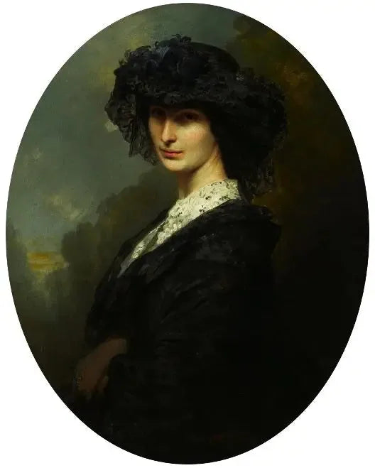 Retrato de Jadwiga Branicka nacida Potocka. - Franz Xaver Winterhalter
