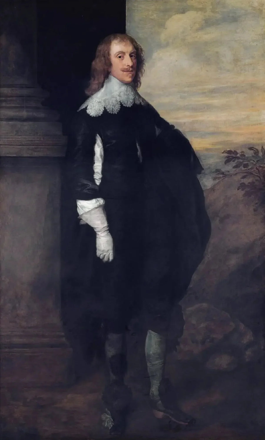 Retrato de James Hay, 2.º conde de Carlisle (c. 1612-1660) - Antoine van Dyck