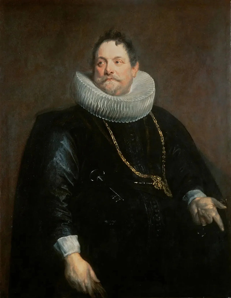 Retrato de Jan van Montfort - Antoine van Dyck