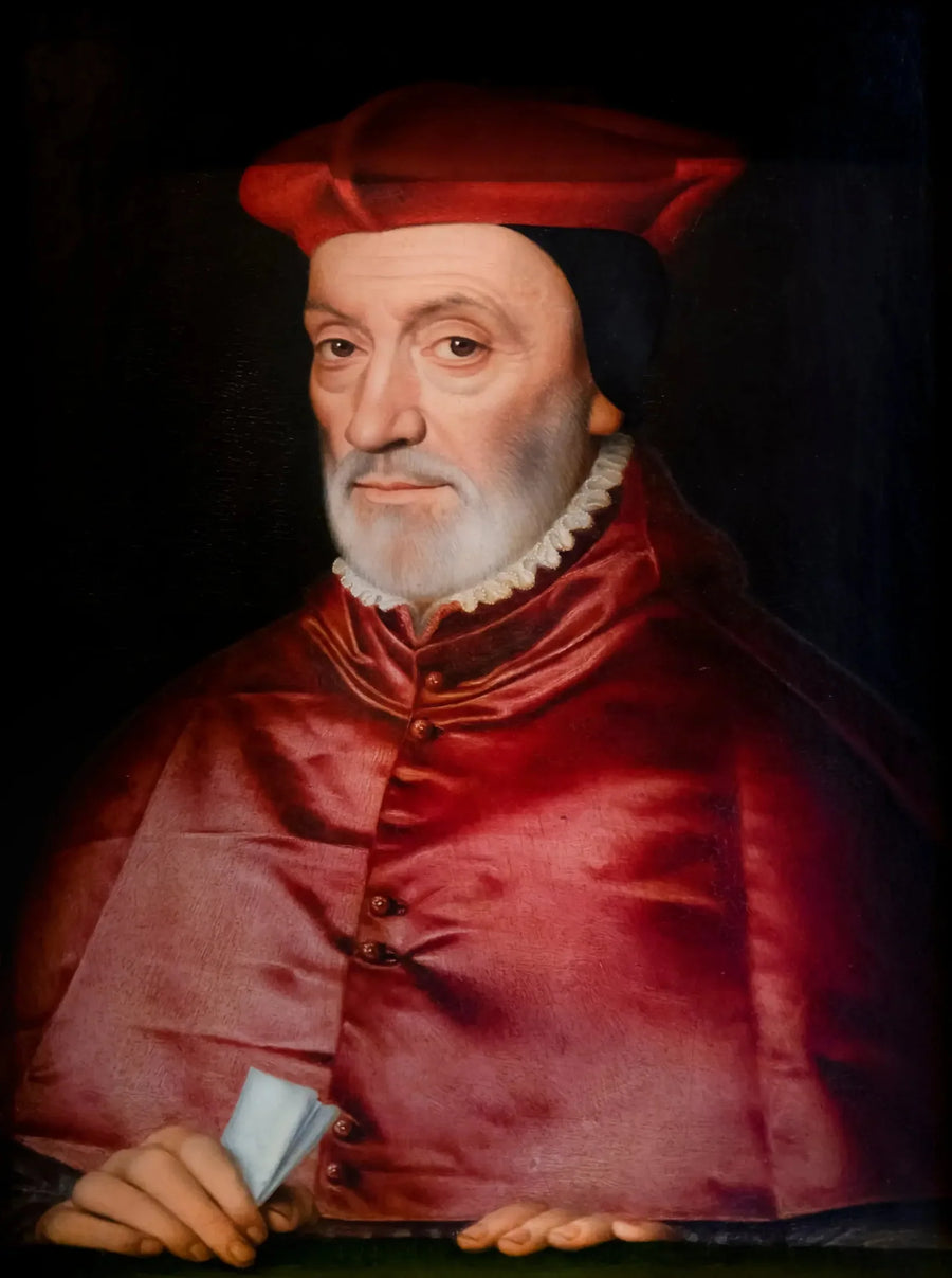 Retrato de Jean Bertrand, arzobispo y cardenal de Sens - Jean Clouet
