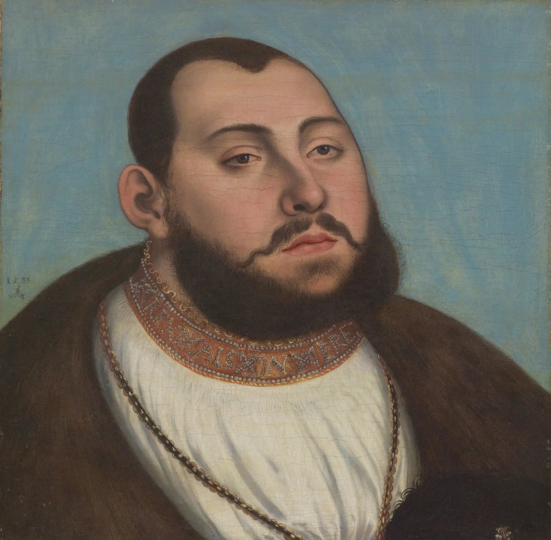Retrato de Jean Federico el Magnánimo, elector y duque de Sajonia - Lucas Cranach el Viejo
