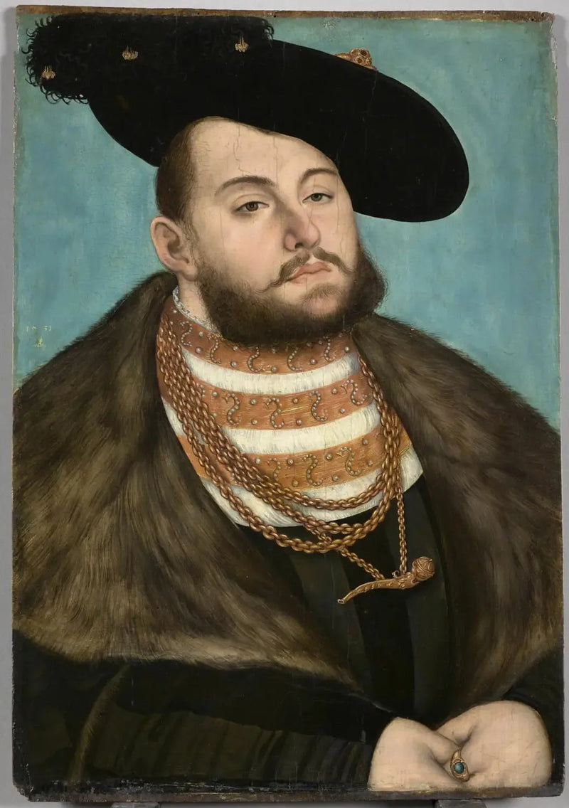 Retrato de Jean-Frederic el Magnánimo - Lucas Cranach el Viejo